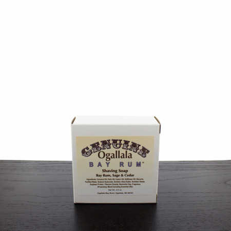 Ogallala Bay Rum, Sage & Cedar Shaving Soap